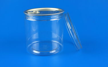 Easy Open Pet Plastic Can , Anti Bacteria Clear Storage Containers